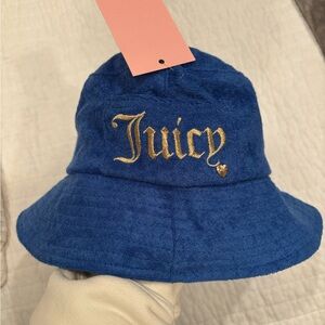 Juicy Couture Blue Velvet Bucket Hat